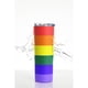thumbnail image 5 of Termo Botella Térmica Orgullo Pride Lgtb Arcoiris Bandera blanco, 5 of 5