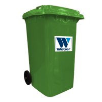 Basurero Weber 240 Lt Verde
