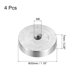 thumbnail image 2 of Disco de Aluminio de Forma Redonda de 30mm de Diámetro con Rosca M6 Paquete de 4 Adaptador de Disco Circular de Aluminio para Mesa de Vidrio, 2 of 5