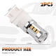 thumbnail image 2 of Bombilla LED Aokdom 3157 2 unidades ámbar 5 W 12 V para freno y giro, 2 of 3