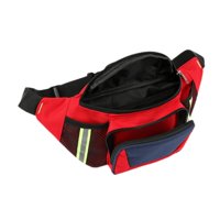 Magideal - Bolsa De Cinturón De Primeros Auxilios, Bolsa De Cinturón Con Cremallera Y Correa Ajustable, Riñonera, Riñonera De Primeros Auxilios Para Socorristas