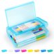 thumbnail image 1 of Estuche de lápices Sooez grande 20 × 12 × 6 cm organizador transparente, 1 of 7