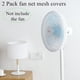 thumbnail image 2 of Paquete de 2 fundas protectoras de seguridad para ventiladores de 18 pulgadas, red protectora para dedos de niños, funda lavable a prueba de polvo para ventiladores de pedestal, funda de seguridad par, 2 of 7
