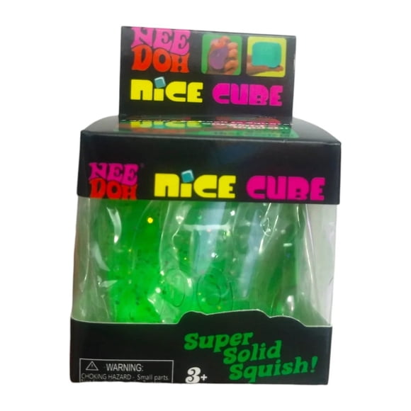 Squishy Cube Needoh Nice Super Solid Glitter Antiestres
