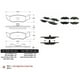 thumbnail image 3 of Pastillas Freno para auto Dodge Shadow 1987-1994 Trasero, 3 of 5
