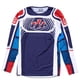 thumbnail image 1 of Maillot para moto Troy Lee Designs SE Pro Wavez, azul marino y rojo, XXL, 1 of 9