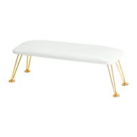 Ioensy - Reposabrazos Para Uñas Cojín Para Manicura Herramienta Para Uñas Reposabrazos Antideslizante Para Salón De Spa Blanco