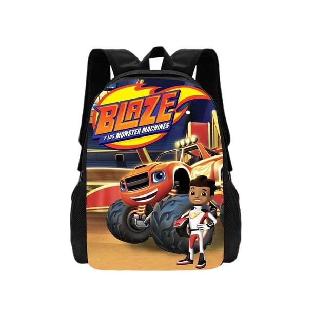 Blaze and Monster Machine Backpack Boys and Girls Pencil Bag Cartoon Printed Book Bag Mochila Children's Best Gift