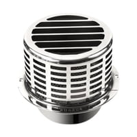 Magideal - Soffit Redondo, Conducto De Ventilación De Aire, Ventilación De Aire, Cubierta De Ventilación De Pared De Acero Inoxidable Para Ventiladores De Cocina 4 Pulgadas