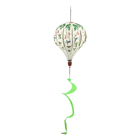 Molino De Viento Giratorio Con Forma De Globo Aerostático Para Jardín O Para Exteriores.