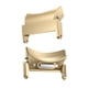 thumbnail image 3 of Conector De Banda Adaptador De Conexión Reemplazable Para Samsung Galaxy Watch 4 5 6 Dorado, 3 of 5