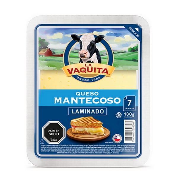 Queso Mantecoso Laminado, 130 g