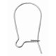 thumbnail image 1 of Gancho para Pendientes Adabele de Plata de Ley 925 20 mm 0,7 mm (10 uds.), 1 of 7