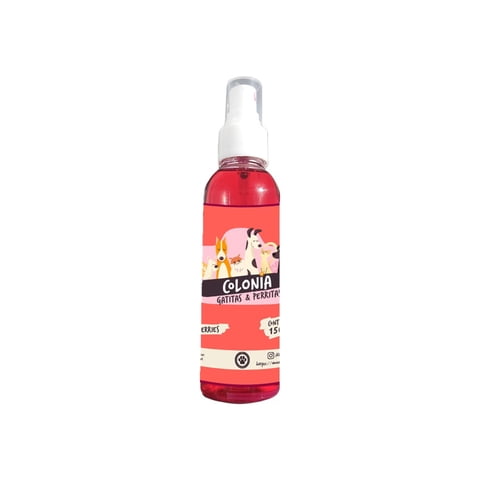 Mascokits - Colonia P/ Perritas Sin Alcohol 100% Uso Seguro Aroma Berries 150Ml