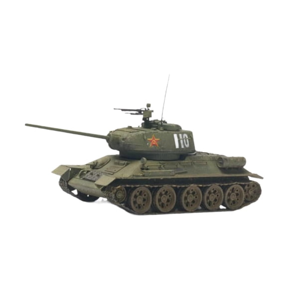 Tanque Ruso T34 A Escala 1:72, Modelo Coleccionable Para Niños Pequeños.