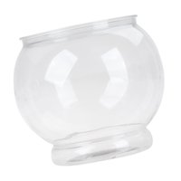 Magideal - Acuario Redondo Pecera Decorativa Tanque De Peces Recipiente De Mascotas Material Pet Transparente Adecuado Para Oficina Hogar Escritorio Sala , 11,5 Cm X 13 Cm 115 Cm X 13 Cm