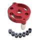 thumbnail image 1 of Juego De Plantillas Para Espigas Autocentrantes De 2-10 Mm Localizador De Perforadoras De Agujeros Verticales Rojo, 1 of 5