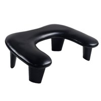 Ioensy - Reposabrazos En Forma De U Soporte Para Reposabrazos De Manicura Reposabrazos Para El Hogar Nails Tech Negro