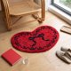 thumbnail image 5 of REGALWOVEN Alfombra en Forma de Corazón - Alfombra de Área de Piel Sintética Peluda, Alfombra Acentuada Antideslizante para Dormitorio, Alfombra de Baño Suave y Esponjosa para Decoración Roja, 5 of 6