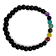 thumbnail image 2 of Pulsera elastica 7 chakras cuarzo piedras energía, 2 of 3
