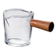thumbnail image 3 of Taza Medidora Transparente De Doble Caño Con Mango De Madera Para Barra De Leche Barista B, 3 of 3