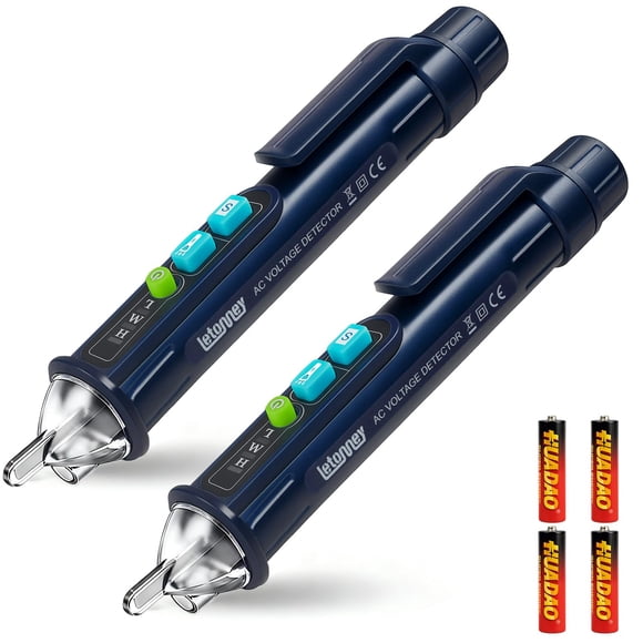 Probador de Voltaje Letonney 2 uds. Azul 12‑1000 V CA