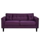thumbnail image 1 of Sofa New Retro 3C Felpa 00 Morado, 1 of 6