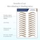 thumbnail image 4 of Pegatinas para tatuajes de cejas Bliss and Beyond USA Waterproof, 4 of 8