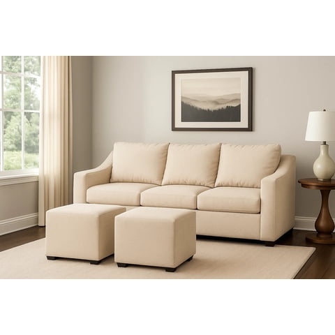 Jerkhome - Sofa Dream 3C + 2P Beige