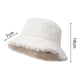 thumbnail image 3 of Sombrero de pescador de piel sintética para mujer, gorro cálido de moda para exteriores, gorro de pescador de felpa Sherpa para invierno, 3 of 5
