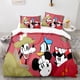 thumbnail image 1 of x3 Bed SheetsCartoon Print Bedding Set Full Size Duvet Polyester/Cotton Gift Set for Kids 3-Piece Bedding Set (1 Duvet Cover + 2 Pillow Shams) nj3, 1 of 5