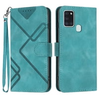 Funda Foxdock Para Samsung Galaxy A21S – Tipo Libro Con Soporte, Billetera, Correa Y Diseño Elegante