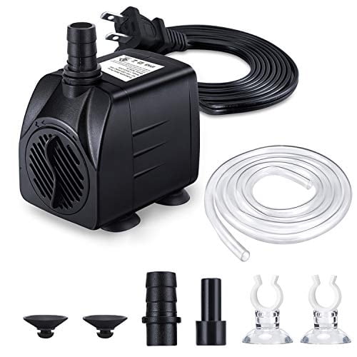 Bomba de fuente CWKJTOP 900L/H sumergible 15W para acuario