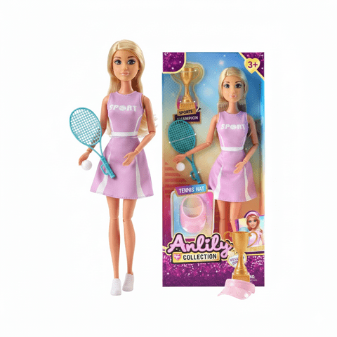 Juguete Muñeca Deporte Tenis - Toyng