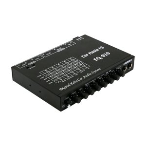 Magideal - Ecualizador De Audio Para Automóvil, Amplificador De Audio Para Automóvil, Salida Delantera Y Trasera Y Subwoofer, Reduce El Ruido, Buena Calidad De