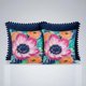 thumbnail image 3 of Set De 4 Cojines Decorativos Jardín Azul Vibrante · 45 × 45, 3 of 4