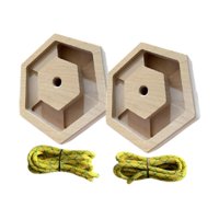 Ioensy - 2X Tabla De Escalada Para Colgar, Resistente Y Lisa, Presas De Escalada En Roca Para Puerta, Pared Interior