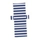 thumbnail image 3 of Funda De Silla De Playa A Rayas Para Mujer Con Bolsillo Para Vacaciones, Piscina, Viajes, Azul Oscuro Y Blanco, 3 of 5