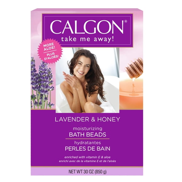 Perlas de baño Calgon ultra hidratantes Lavanda y Miel 850 g