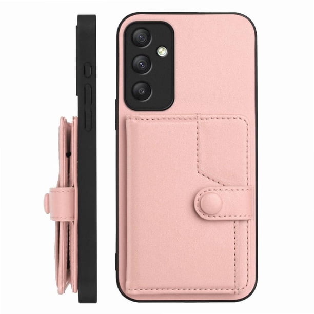 FOXDOCK Funda para SAMSUNG Galaxy A35 con Bloqueo RFID - Diseño Elegante con Cierre de Botón