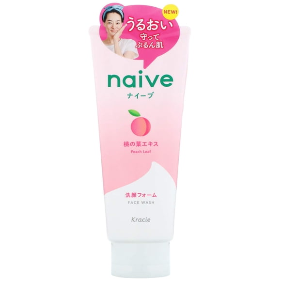 Espuma Facial Limpiadora Naive Durazno 130 g Kracie