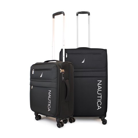 Pack 2 Maletas De Tela S+M Nautica Munich 10K Y 20K Negra