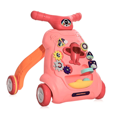 Mundo Online - Andador Caminador Didáctico Correpasillos Rosado