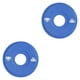 thumbnail image 3 of 2 Discos De Pesas Para Barra De 5 Cm, Multifuncionales, De 2 Kg, Color Azul, 3 of 5
