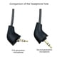 thumbnail image 3 of Micrófono de repuesto para la nueva versión de los auriculares para juegos Hyper X Cloud II con cancelación de ruido, micrófono desmontable de 3,5 mm., 3 of 5