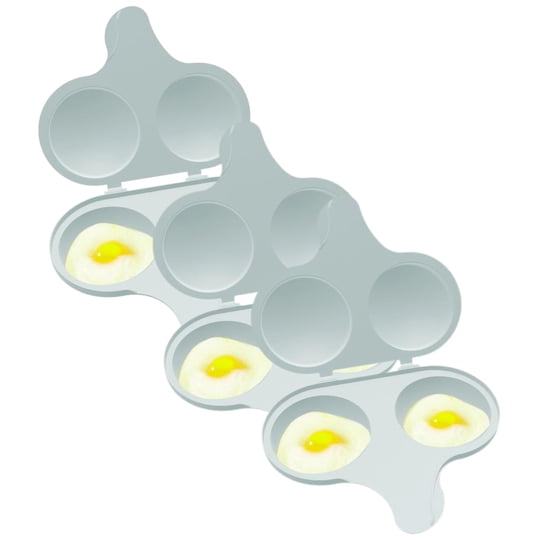 Escalfador De Huevos Para Microondas Nordic Ware 64702, 500 Ml, Color Blanco