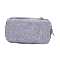 Bothyi - Funda Para Banco De Energía, Bolsa De Almacenamiento Para Accesorios Digitales, Caja De Almacenamiento Para Cables De Datos, Gris, Grande
