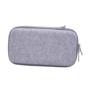 Bothyi - Funda Para Banco De Energía, Bolsa De Almacenamiento Para Accesorios Digitales, Caja De Almacenamiento Para Cables De Datos, Gris, Grande