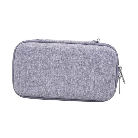 Bothyi - Funda Para Banco De Energía, Bolsa De Almacenamiento Para Accesorios Digitales, Caja De Almacenamiento Para Cables De Datos, Gris, Grande
