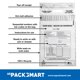 thumbnail image 2 of Bolsa de Monedas US PACK SMART 30x55 cm 22,7 kg (50 lb) – Pack de 50, 2 of 9